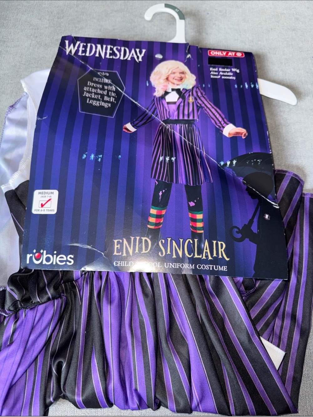 Rubie’s Wednesday Addams Enid Sinclair School Uniform Halloween Costume Dress - Picture 2 of 3